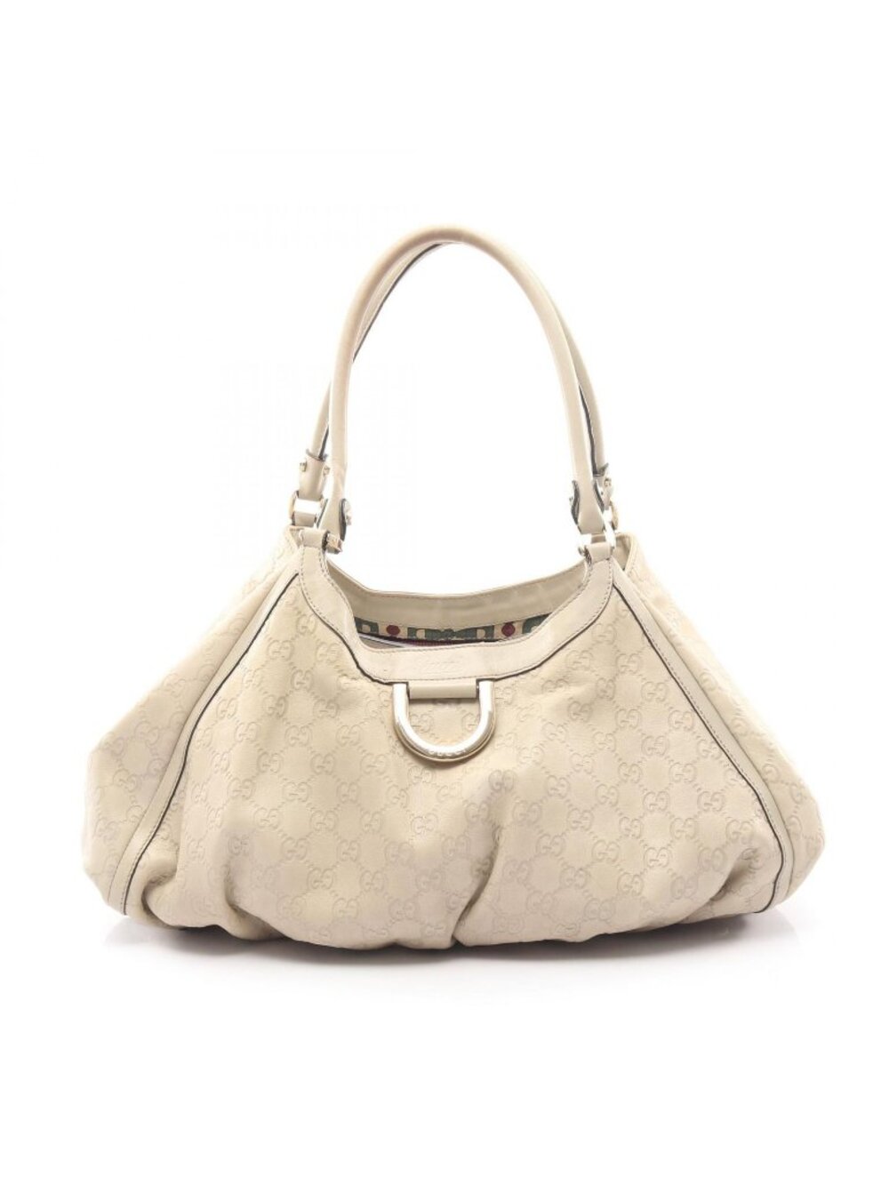 Gucci Shoulder Bag Abbey Guccissima Beige Leather Guccissima